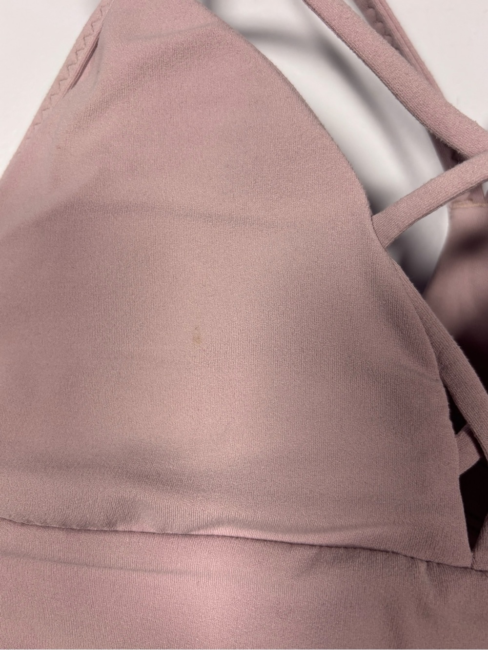 Lululemon athletica Strappy Athletic Sportsbra In Blush Pink Size 6 - Picture 2 of 5